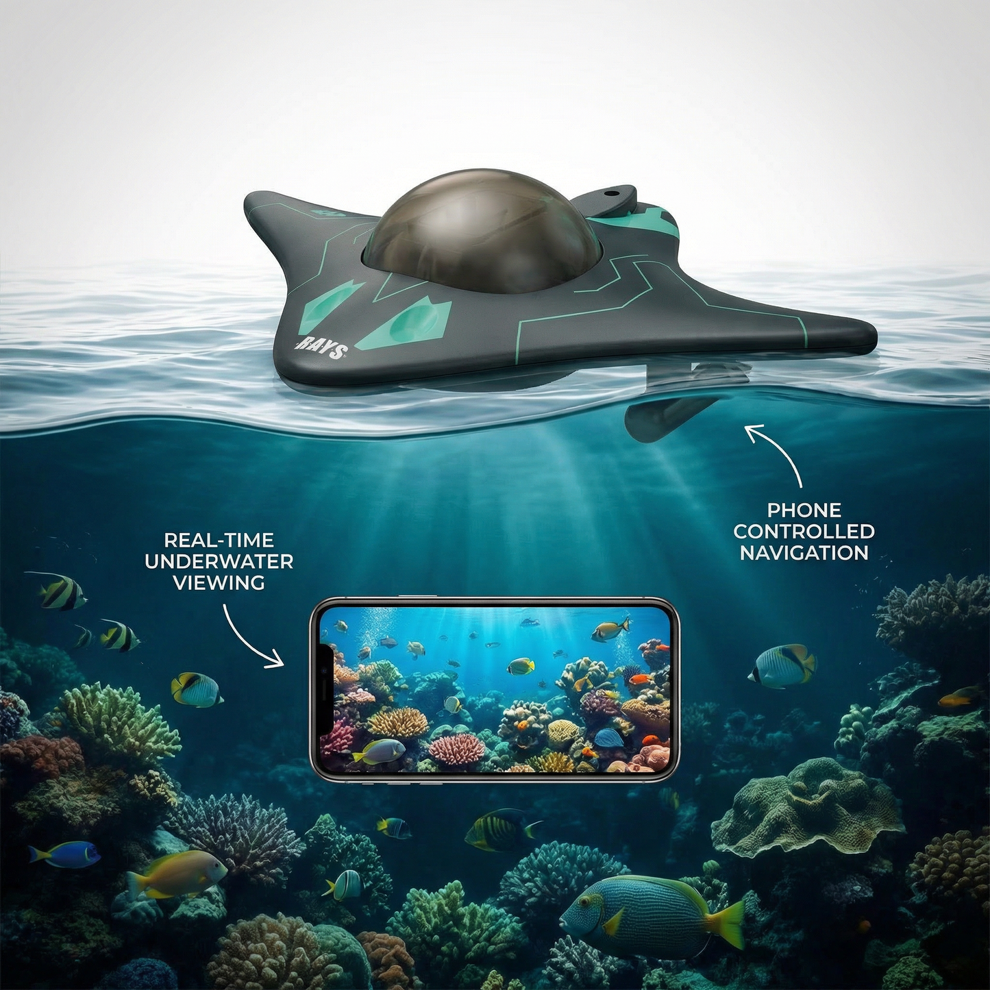 Mantavision™ App Controlled Rc Boat