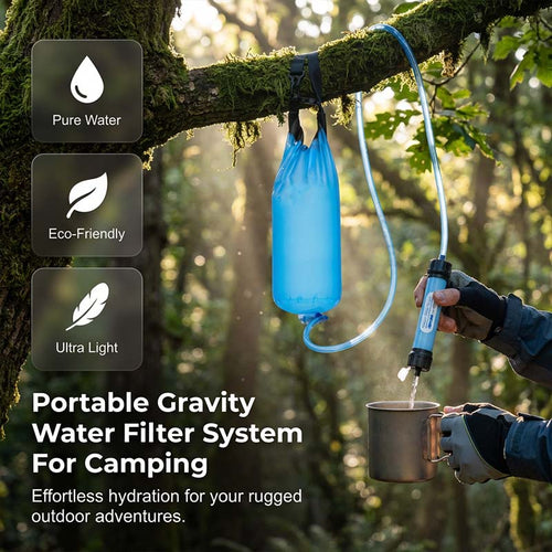 🔥Hot Deals-Portable Gravity Water Filter System