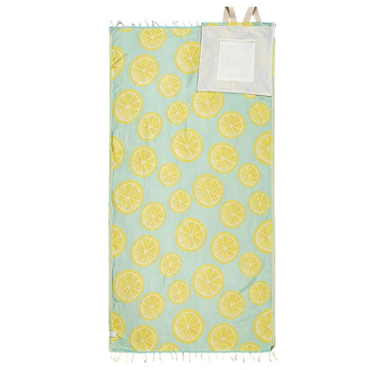 2-in-1 Convertible Beach Towel & Drawstring Backpack