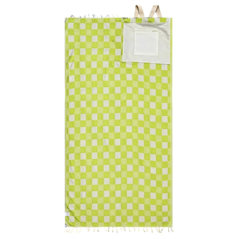2-in-1 Convertible Beach Towel & Drawstring Backpack